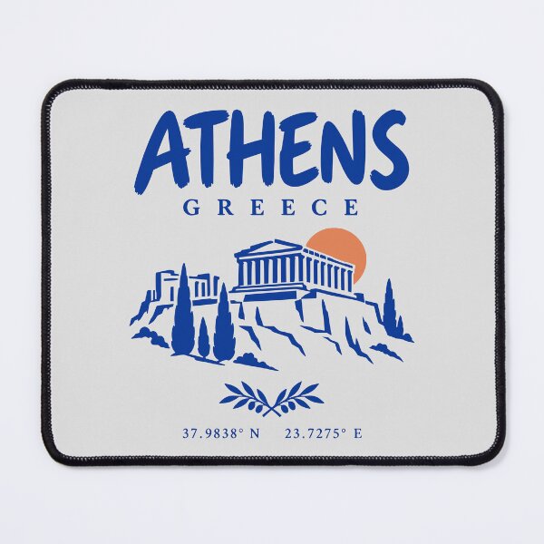 Item preview, Athens Greece Travel Art – Minimalist Acropolis designed and sold by MavtM.