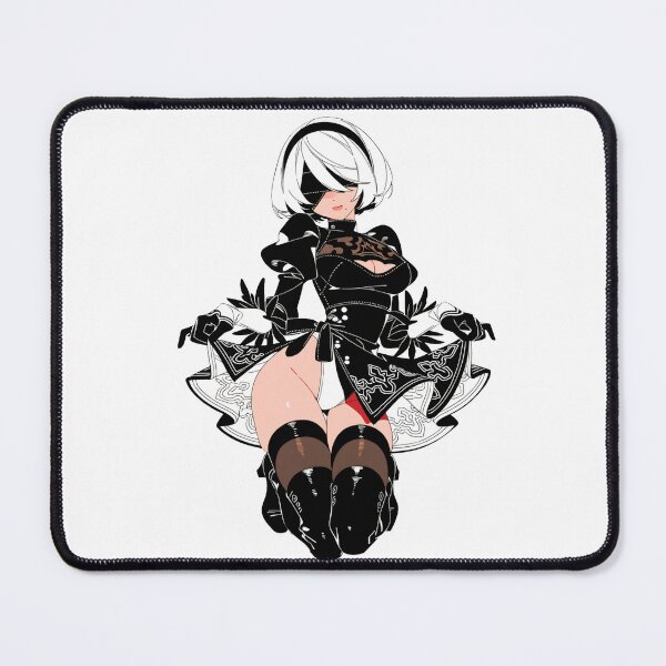 Item preview, 2B NieR Automata Elegant Curtsy Anime Sticker designed and sold by RGB-crayon.