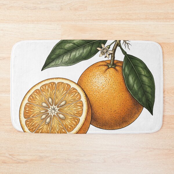 Item preview, Vintage Orange Slice Botanical Illustration designed and sold by seven things shop.