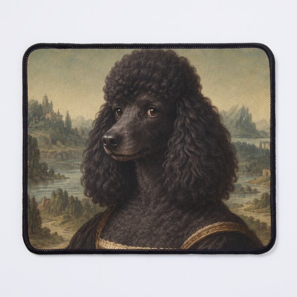 Item preview, Mona Lisa Poodle Dog Classic Art Parody designed and sold by SayMaria.