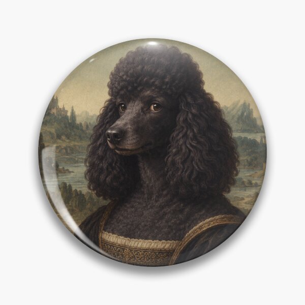 Item preview, Mona Lisa Poodle Dog Classic Art Parody designed and sold by SayMaria.