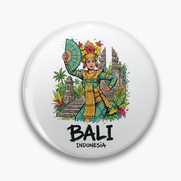 Item preview, Balinese Dancer Traditional Bali Indonesia Art designed and sold by Merch by Das Design Studio.