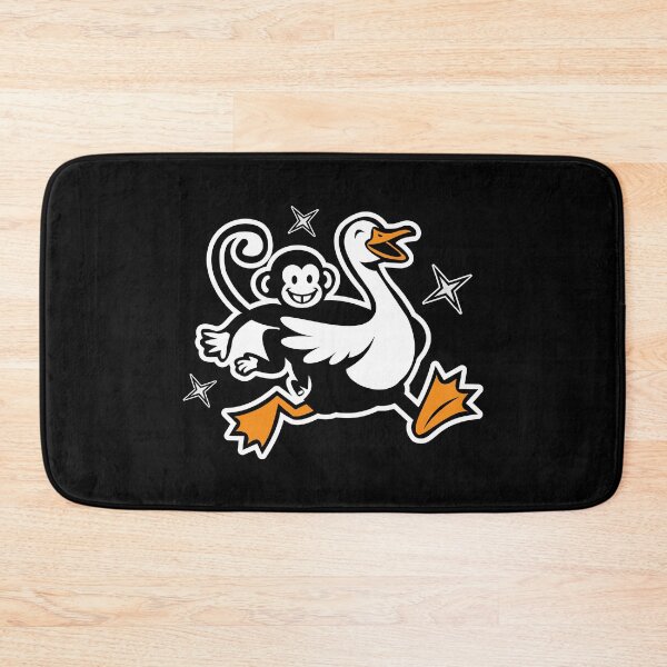 Item preview, Monkey Riding a Goose Cartoon Design designed and sold by AhmedZouita.