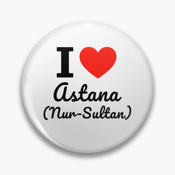 Item preview, I Love Astana Nur-Sultan Typography | Kazakhstan City Pride | Bold Travel & Cultural Love Design designed and sold by PaintedPixels01.