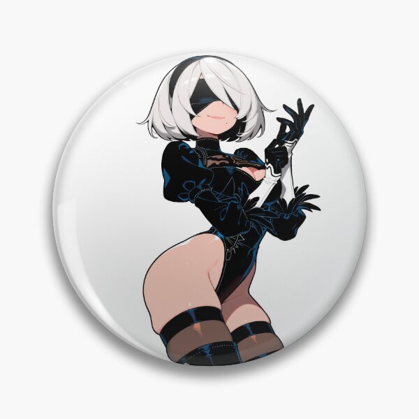 Item preview, 2B NieR Automata Adjusting Glove Anime Sticker designed and sold by RGB-crayon.