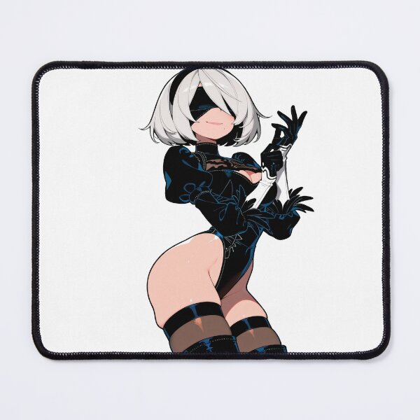 Item preview, 2B NieR Automata Adjusting Glove Anime Sticker designed and sold by RGB-crayon.