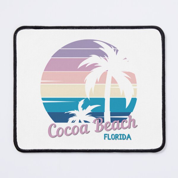 Item preview, Cocoa Beach - Vintage Tropical Sunset - Florida -Bioluminescent Beach designed and sold by PepperDesignt.