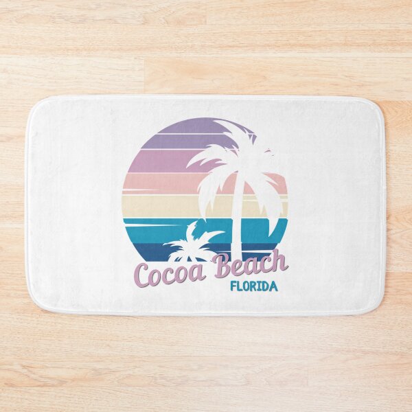 Item preview, Cocoa Beach - Vintage Tropical Sunset - Florida -Bioluminescent Beach designed and sold by PepperDesignt.
