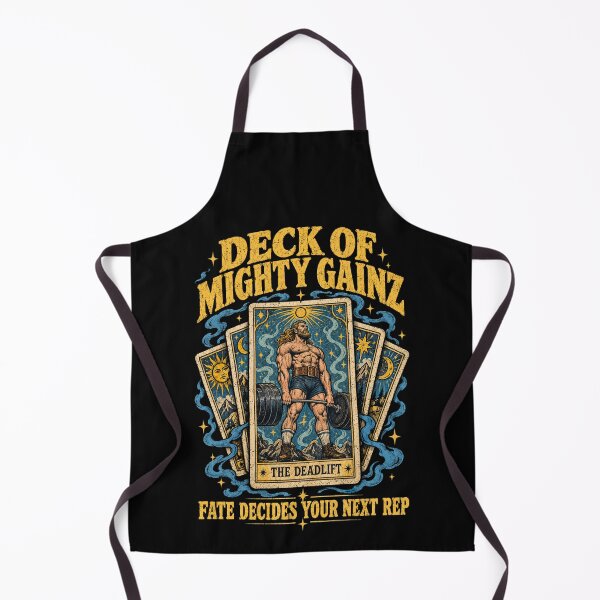 Item preview, Deck Of Mighty Gainz The Deadlift Tarot Card Gym Retro  designed and sold by Yellowriversss.