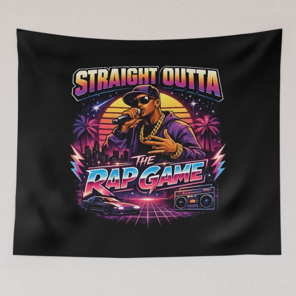 Item preview, retro rap music - hip hop performer designed and sold by BronsonC8.