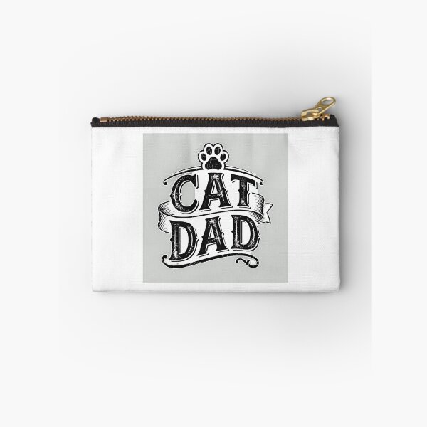 Item preview, Cat Dad Paw Print Vintage Ribbon Banner Design designed and sold by Dmo3HarkoArt.