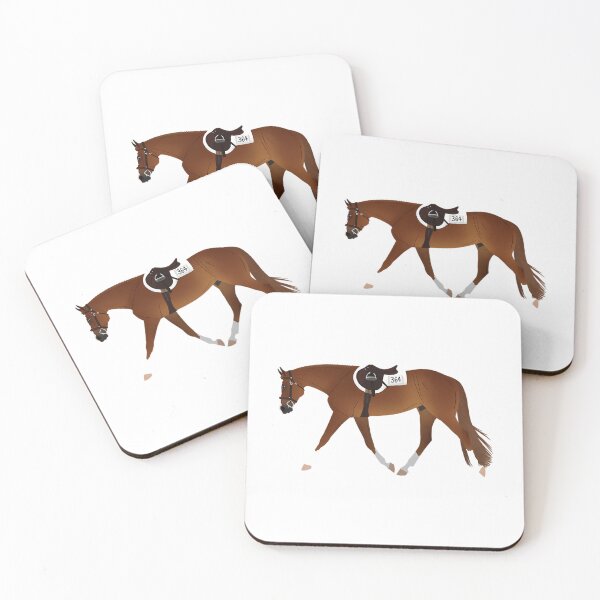 Item preview, Chestnut English Pleasure Horse - Equine Rampaige designed and sold by MiamiArchivesCo.