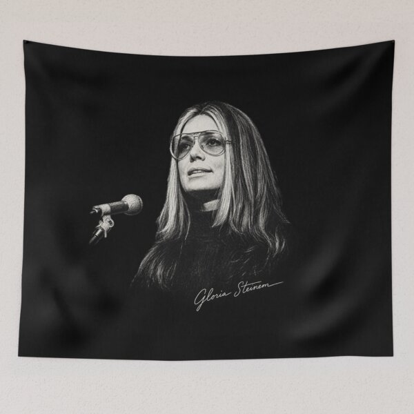 Item preview, Gloria Steinem, Women's Rights, Feminist Activist, Women's History designed and sold by moonfullStudio.