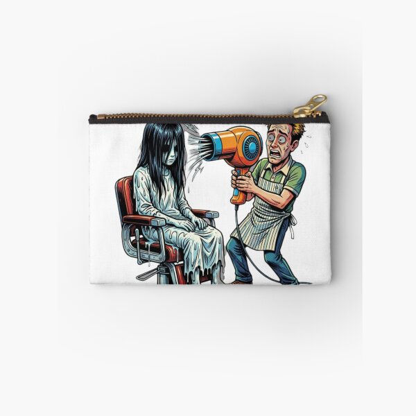 Item preview, Samara At The Hair Salon – Funny Horror Blow Dry designed and sold by Addy77shop.