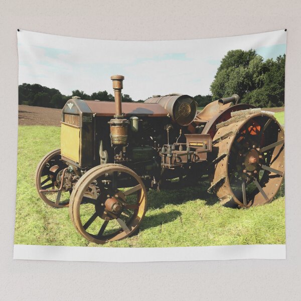 Item preview, 1936 Hanomag AR 38 Rusty Vintage Tractor designed and sold by Peter Kraaibeek Art Gallery.