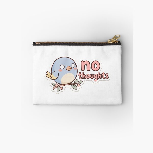 Item preview, No Thoughts Cute Bird Funny Meme designed and sold by DofinaSur.