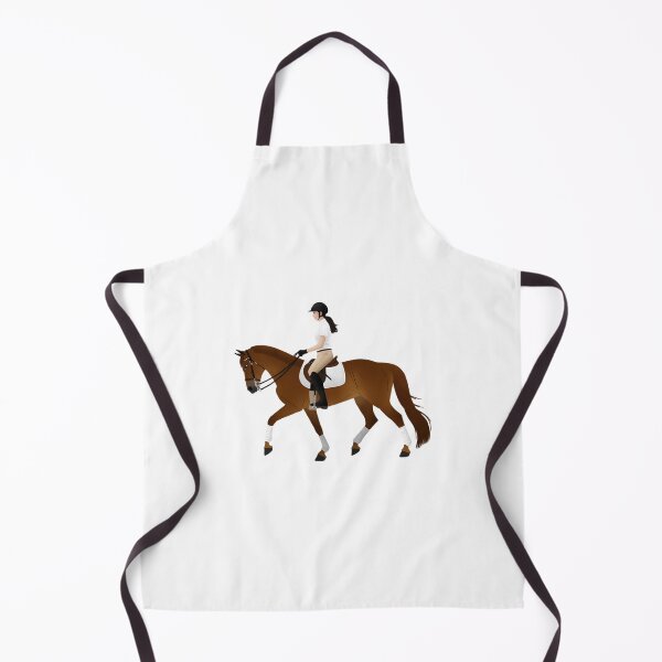 Item preview, Chestnut Thoroughbred And Rider - Equine Rampaige designed and sold by MiamiArchivesCo.