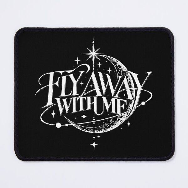 Item preview, Fly Away With Me Celestial Moon White designed and sold by Artfully Entertained.