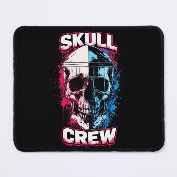 Item preview, Skull Crew Dark Helmet Graphic designed and sold by Getcustomtel.