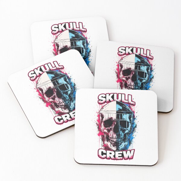 Item preview, Skull Crew Dark Helmet Graphic designed and sold by Getcustomtel.