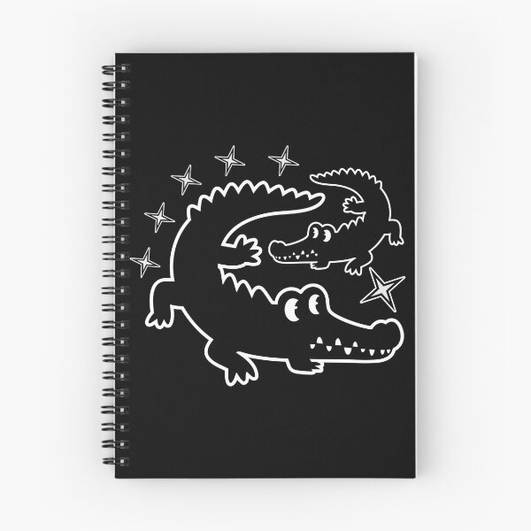Item preview, Crocodile Duo Line Art With Stars designed and sold by AhmedZouita.