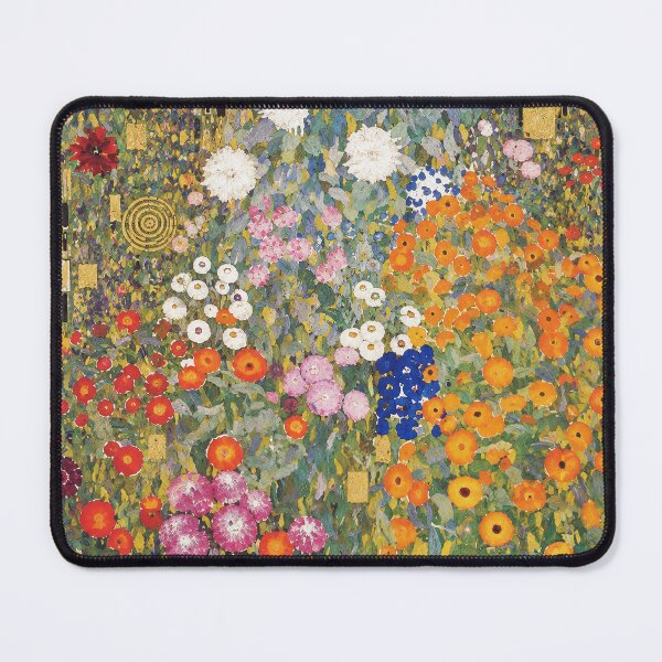 Item preview, Gustav Klimt Flower Garden Gold designed and sold by maniacfitness.