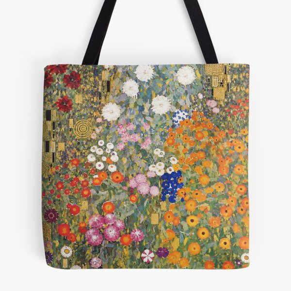 Item preview, Gustav Klimt Flower Garden Gold designed and sold by maniacfitness.