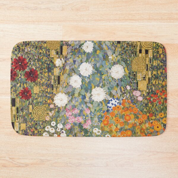 Item preview, Gustav Klimt Flower Garden Gold designed and sold by maniacfitness.
