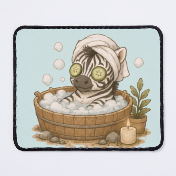 Item preview, Spa Day Zebra designed and sold by MellowMunchkins.