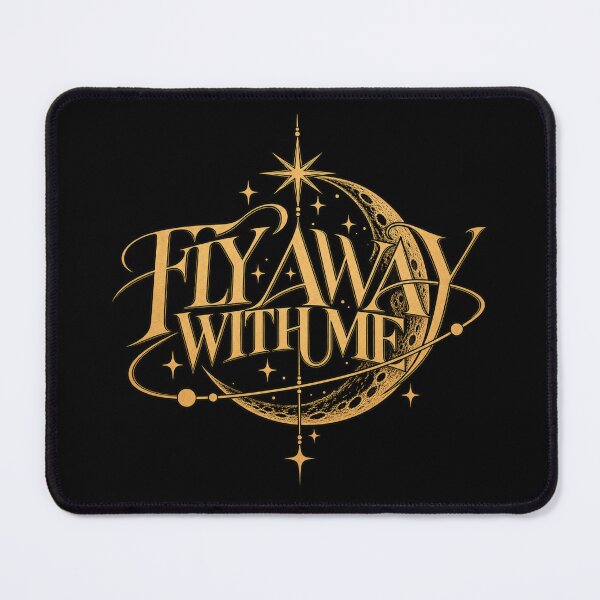 Item preview, Fly Away With Me Golden Celestial Moon designed and sold by Artfully Entertained.