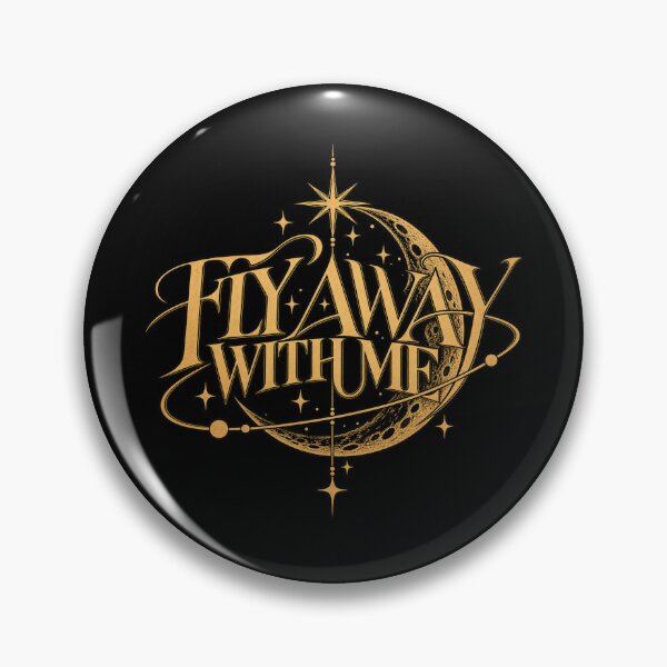 Item preview, Fly Away With Me Golden Celestial Moon designed and sold by Artfully Entertained.