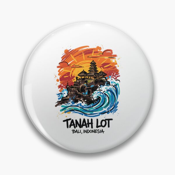 Item preview, Tanah Lot Temple Bali Indonesia Art Print designed and sold by Merch by Das Design Studio.