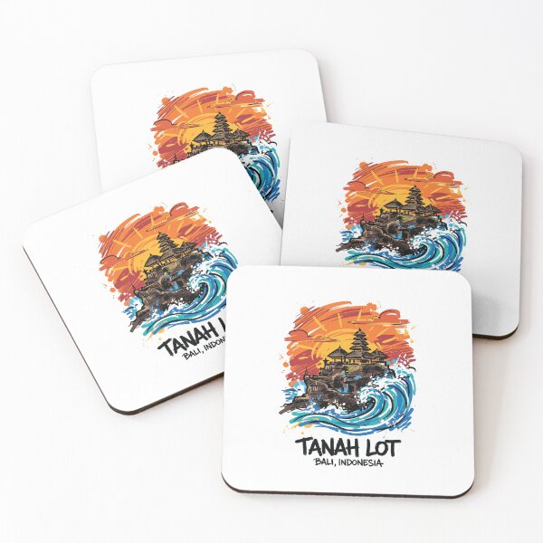 Item preview, Tanah Lot Temple Bali Indonesia Art Print designed and sold by Merch by Das Design Studio.