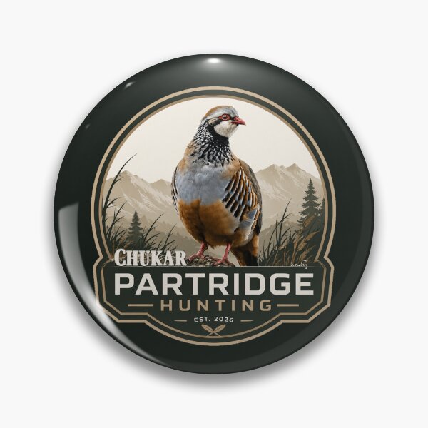 Item preview, Chukar Partridge Hunting – Mountain Hunting Heritage Logo designed and sold by TammyHunterArt.