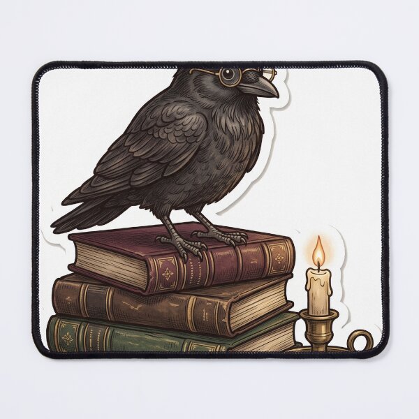 Item preview, Raven Books Dark Academia Cute Gothic designed and sold by DofinaSur.