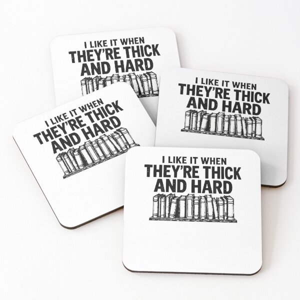 Item preview, I Like It When They'Re Thick And Hard Funny Bookworm Reader designed and sold by OddityVault.