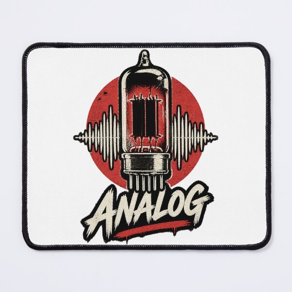 Item preview, Vintage Vacuum Tube Design With Distressed Analog Effect Retro Electronics Art | Limited Edition designed and sold by Me0wGirl.