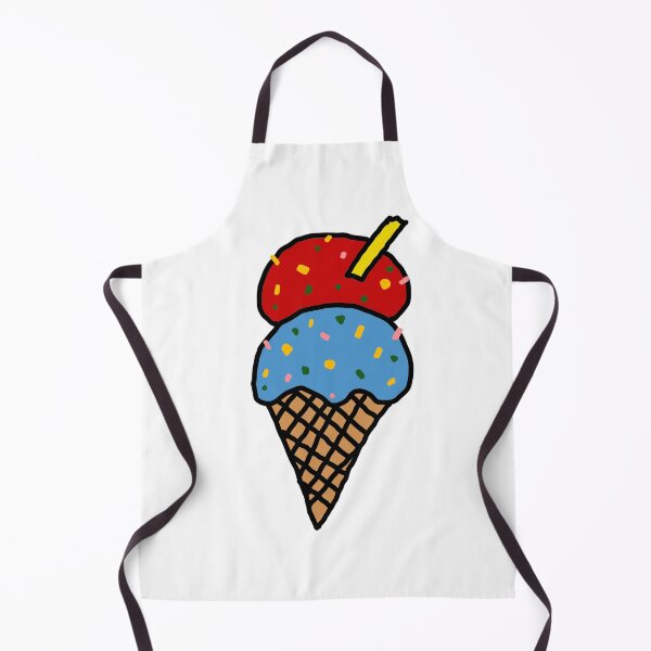 Item preview, Colorful Double Scoop Ice Cream Cone designed and sold by การออกแบบคิงซาคาอิ.