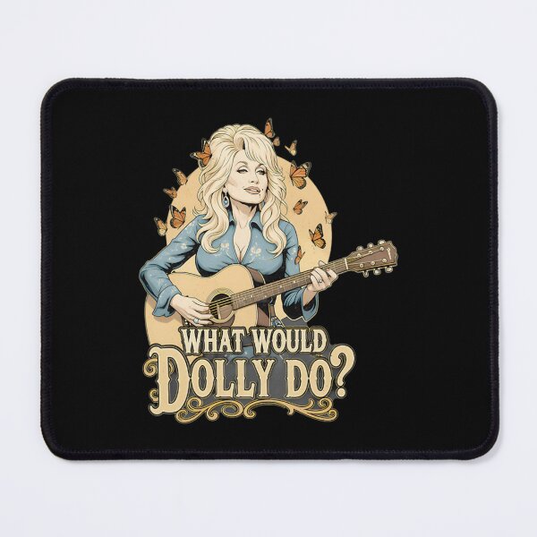Item preview, what would dolly do dolly parton country music what would dolly do butterflies guitar icon legend i designed and sold by ChrisDaniel79.