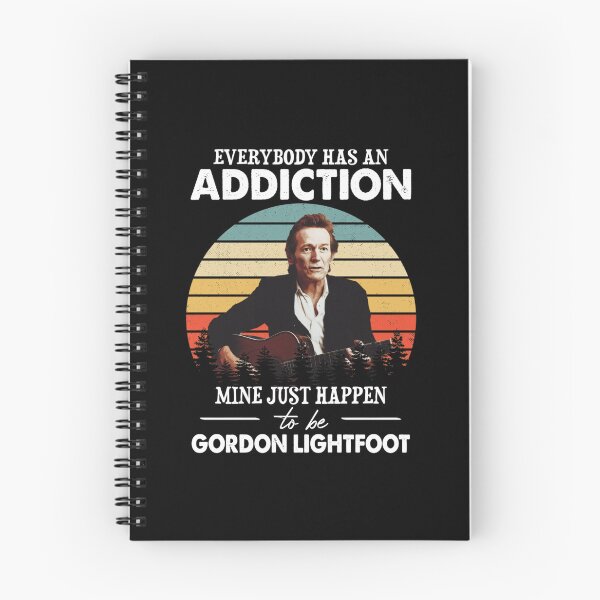 Item preview, Gordon Lightfoot Addiction Quote Retro Design designed and sold by TyriquGlover.