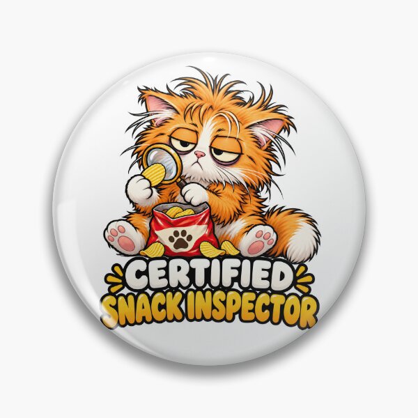 Item preview, Certified Snack Inspector designed and sold by Triple-NTH.