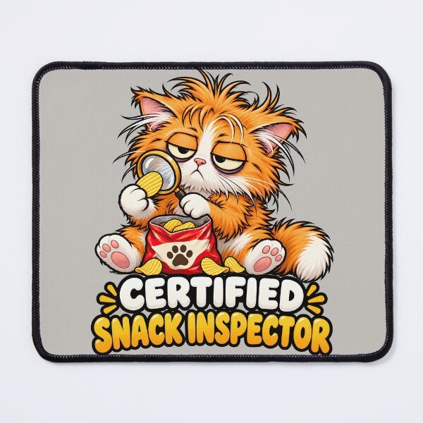 Item preview, Certified Snack Inspector designed and sold by Triple-NTH.