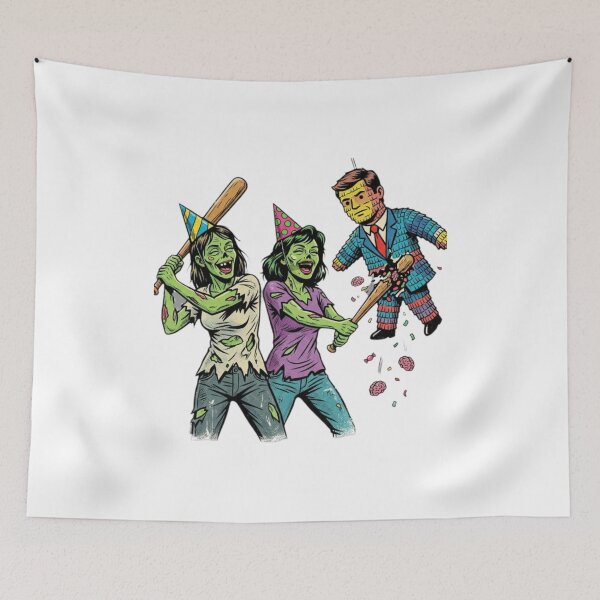 Item preview, Zombie Birthday Party – Brains Piñata Apocalypse designed and sold by Addy77shop.