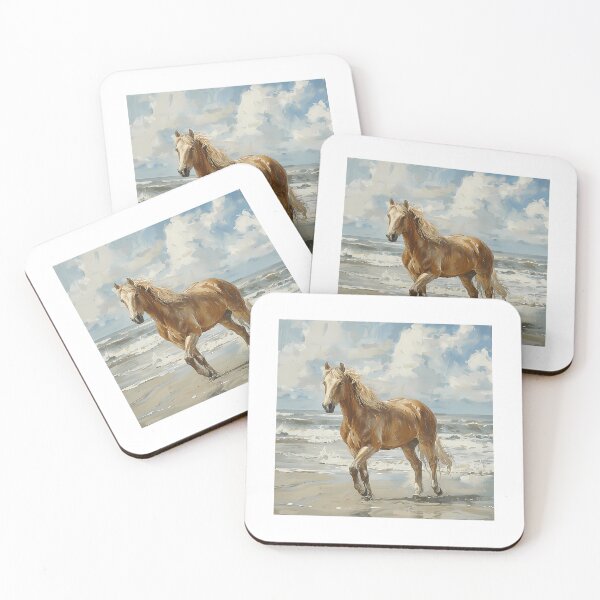Item preview, Cute Beach Haflinger designed and sold by MiamiArchivesCo.