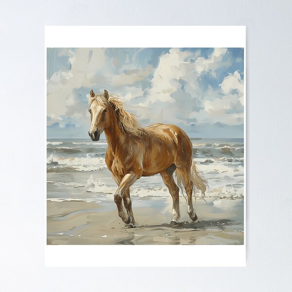 Item preview, Cute Beach Haflinger designed and sold by MiamiArchivesCo.