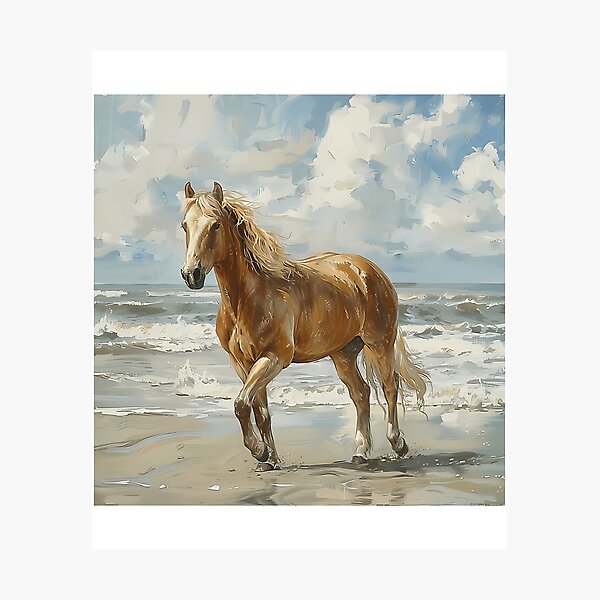 Item preview, Cute Beach Haflinger designed and sold by MiamiArchivesCo.