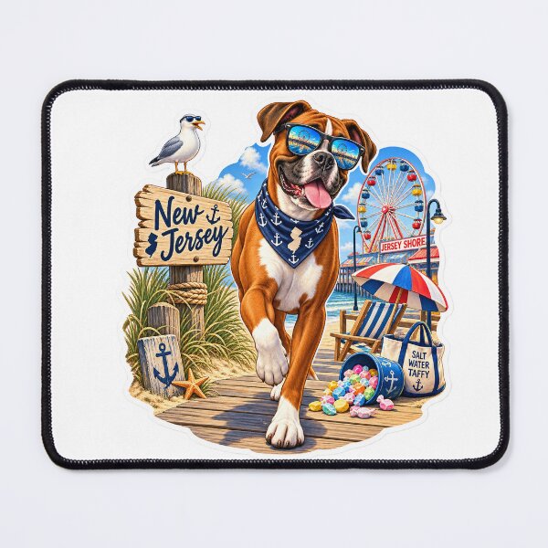 Item preview, New Jersey Shore Dog designed and sold by Whimspired By Paxx.