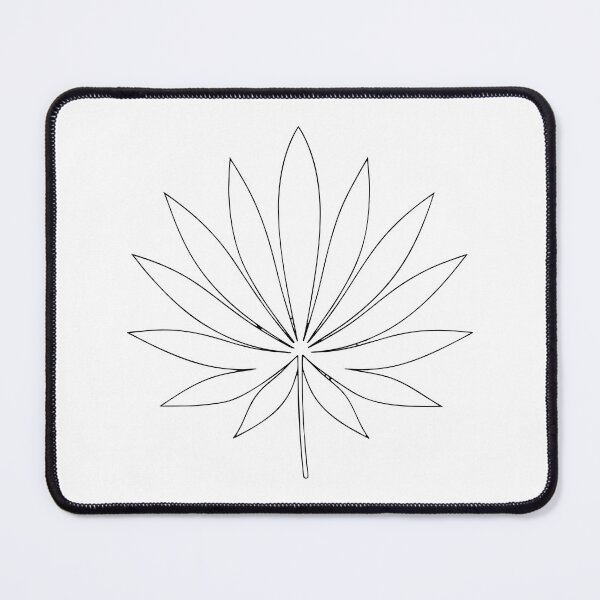 Item preview, Minimalist Palm Leaf 1 Line Art Gift designed and sold by OneLine Studio.