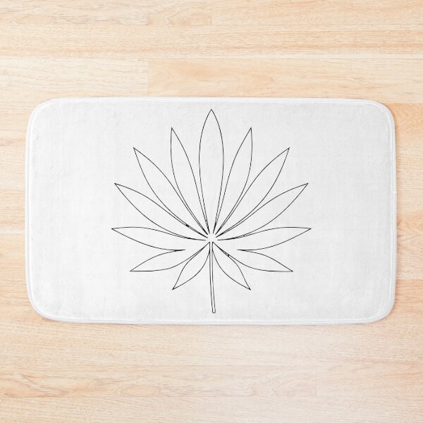 Item preview, Minimalist Palm Leaf 1 Line Art Gift designed and sold by OneLine Studio.