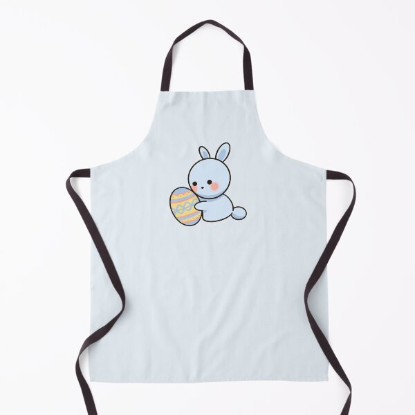 Item preview, Hand Drawn Cute Blue Bunny Spring Egg designed and sold by Porpor Artwork.